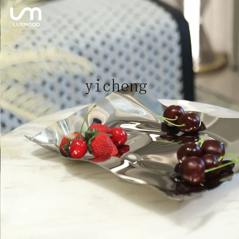 V7 Modern Light Luxury Wave Bracket Stainless Steel Decorative Ornament Storage Crepe Paper Fruit Plate
V7 Modern Light Luxury Wave Bracket Stainless Steel Decorative Ornament Storage Crepe Paper Fruit Plate
