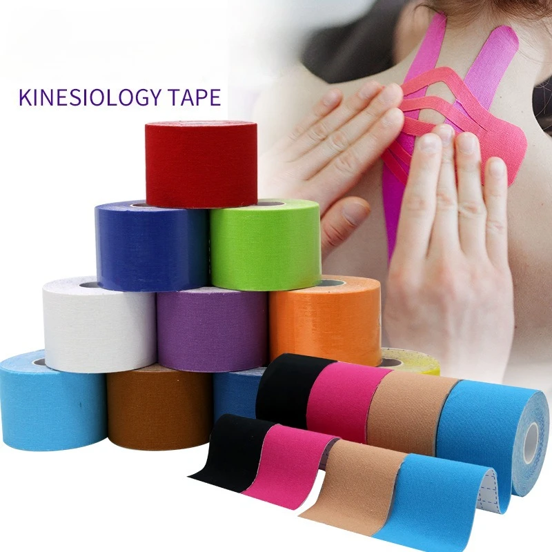 Breathable Cotton Kinesio Tape Elastic Sports Bandage for Muscle Pain Relief and Support 
Breathable Cotton Kinesio Tape Elastic Sports Bandage for Muscle Pain Relief and Support