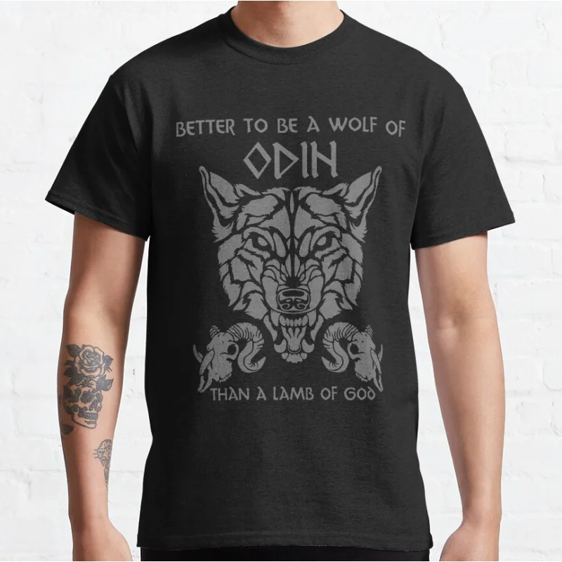 Wolf Of Odin Nordic Runes Celtic Knots Valhalla Viking style Norse Mythology God Graphic T Shirts large size Adult tops S-6XL
Wolf Of Odin Nordic Runes Celtic Knots Valhalla Viking style Norse Mythology God Graphic T Shirts large size Adult tops S-6XL