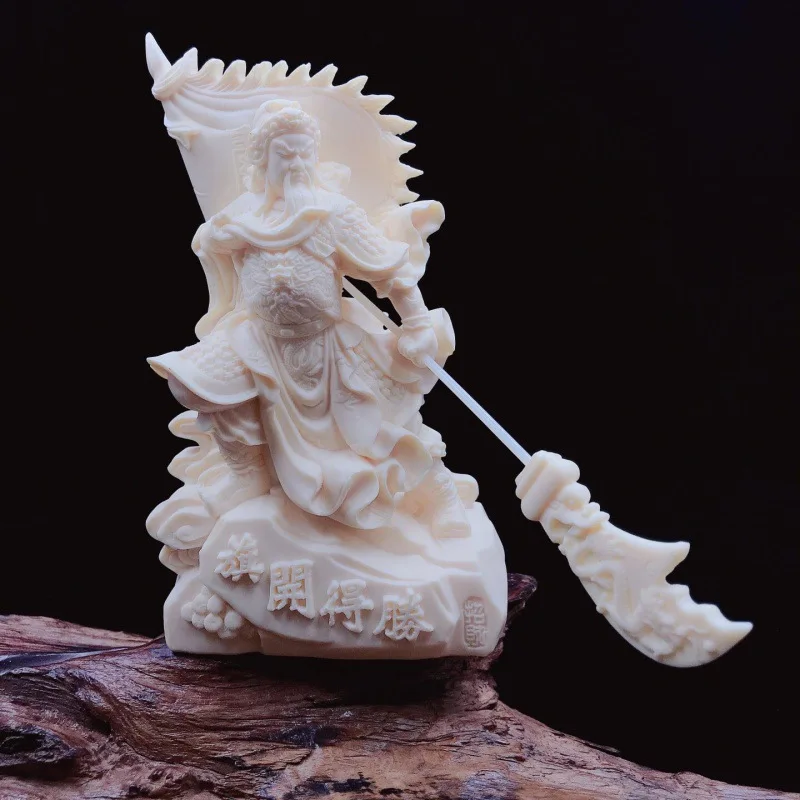 Factory Direct Supply Ivory Nut Carved Flag Winning Guan Gong Decoration Home Decorative Crafts Decoration Gift Box
Factory Direct Supply Ivory Nut Carved Flag Winning Guan Gong Decoration Home Decorative Crafts Decoration Gift Box