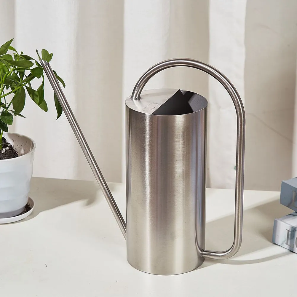 Stainless Steel Watering Can with Extra Long Spout Comfortable Handle Large Capacity for Indoor Plants Houseplants Garden
Stainless Steel Watering Can with Extra Long Spout Comfortable Handle Large Capacity for Indoor Plants Houseplants Garden