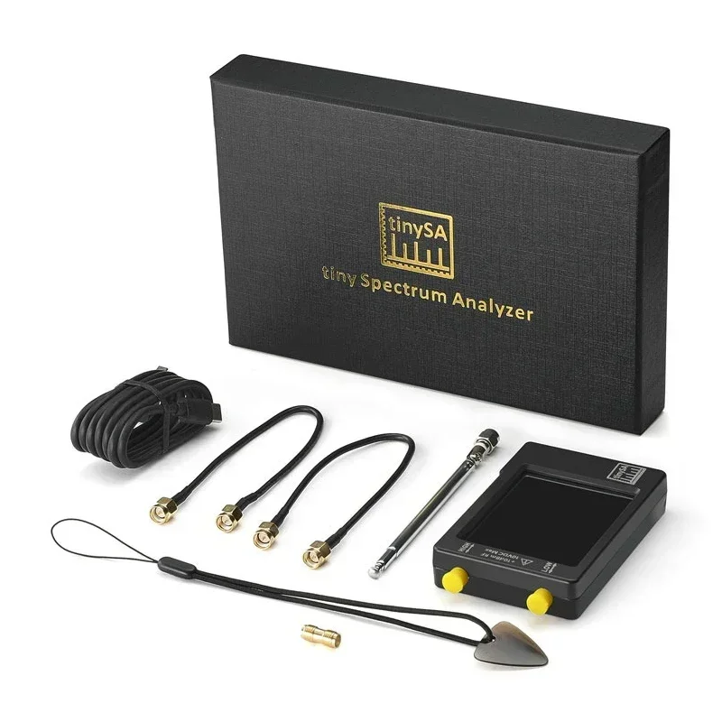 NEW Handheld Tiny Spectrum Analyzer 2.8 Inch Touch Screen with 3000mAh Battery 100KHz-5.3GHz Tinysa Ultra Tiny Spectrum Analyzer
NEW Handheld Tiny Spectrum Analyzer 2.8 Inch Touch Screen with 3000mAh Battery 100KHz-5.3GHz Tinysa Ultra Tiny Spectrum Analyzer