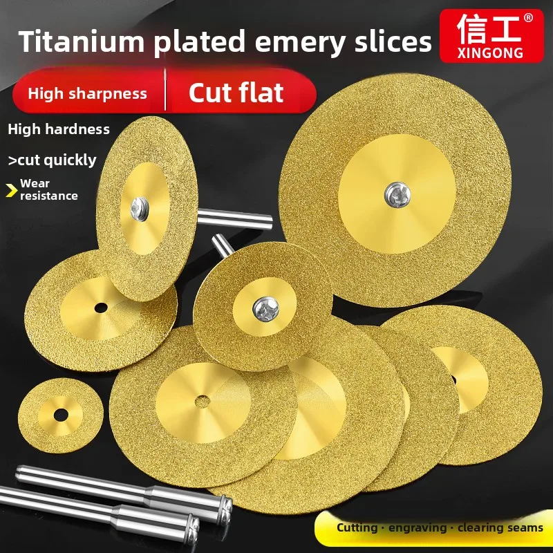 Titanium coated diamond small slice ceramic tile cutting blade, beautiful seam tool, specialized cleaning and polishing blade
Titanium coated diamond small slice ceramic tile cutting blade, beautiful seam tool, specialized cleaning and polishing blade