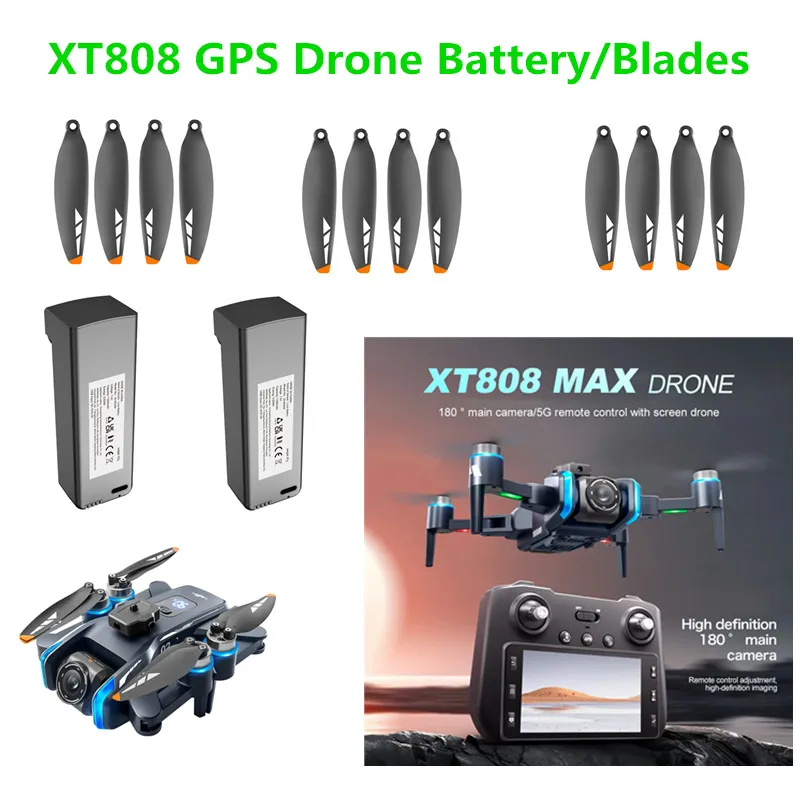 XT808 GPS RC Drone Аккумулятор Пропеллер LSRC XT808 RC Drone Оригинальные аксессуары XT808 RC Dron 7,4 В 1300 мАч Аккумулятор Лопасти Запчасти
XT808 GPS RC Drone Аккумулятор Пропеллер LSRC XT808 RC Drone Оригинальные аксессуары XT808 RC Dron 7,4 В 1300 мАч Аккумулятор Лопасти Запчасти