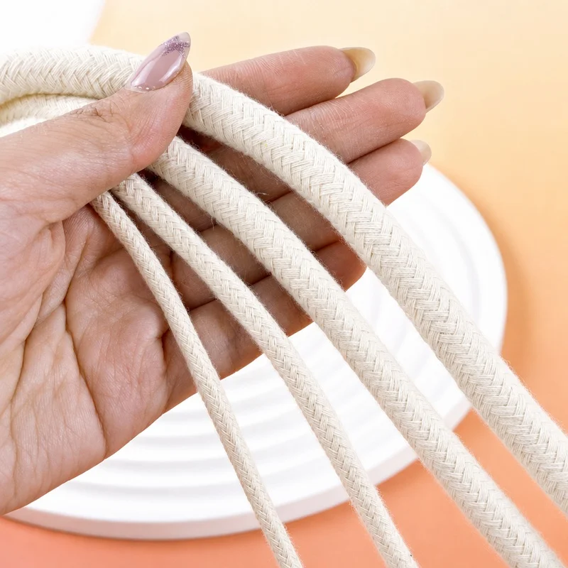 10/20M 4/6/8/10mm Twisted Cotton Cord 16 Strand Natural Rope for Bag Clothes Home Textile Macrame Cords DIY Sewing Accessories
10/20M 4/6/8/10mm Twisted Cotton Cord 16 Strand Natural Rope for Bag Clothes Home Textile Macrame Cords DIY Sewing Accessories