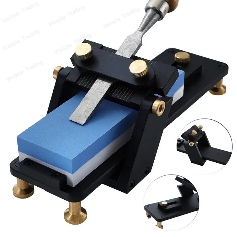 New Manual Knife Sharpener Fixing Bracket Adjustable Angle Guide for Wood Chisels Carving Knives and Planes Honing Chisel Tools
New Manual Knife Sharpener Fixing Bracket Adjustable Angle Guide for Wood Chisels Carving Knives and Planes Honing Chisel Tools