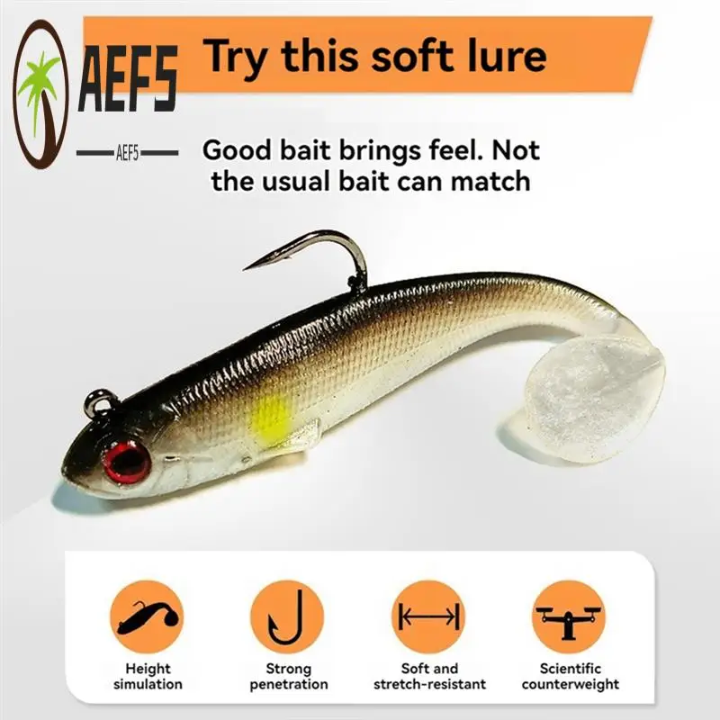 AEF5-10 Pcs Soft Fishing Lures Paddle Tail Swimbait For Bass Fishing 6.4G 12.3G Fishing Lures For Saltwater Freshwater
AEF5-10 Pcs Soft Fishing Lures Paddle Tail Swimbait For Bass Fishing 6.4G 12.3G Fishing Lures For Saltwater Freshwater