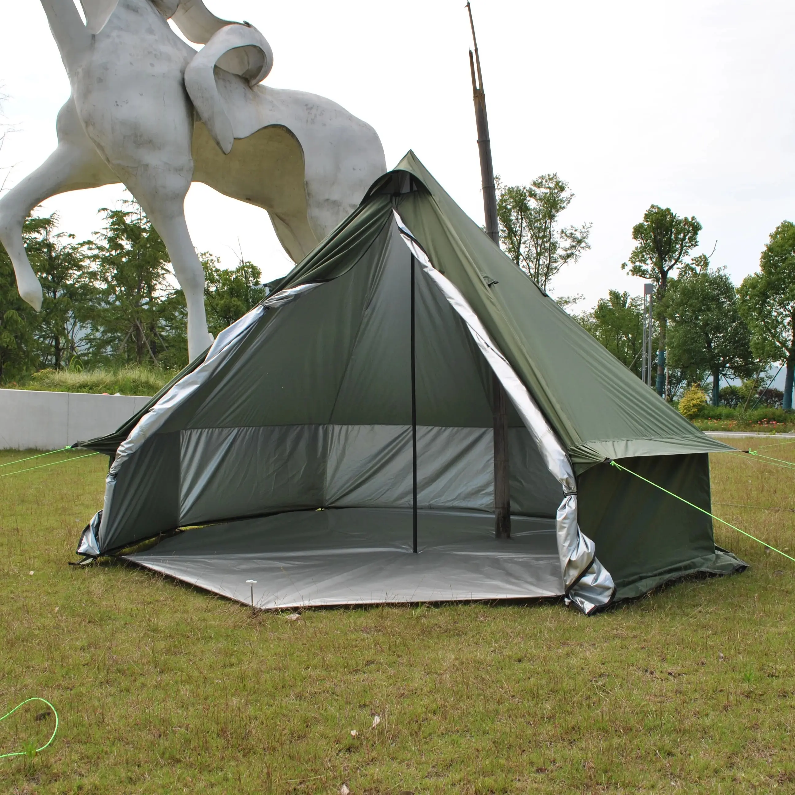 Glamping Yurt Tent,210D Oxford Windproof,Family Camping Outdoor Yurt 8-10 Person New Arrival,Easy Set Up For Outdoor Trip
Glamping Yurt Tent,210D Oxford Windproof,Family Camping Outdoor Yurt 8-10 Person New Arrival,Easy Set Up For Outdoor Trip