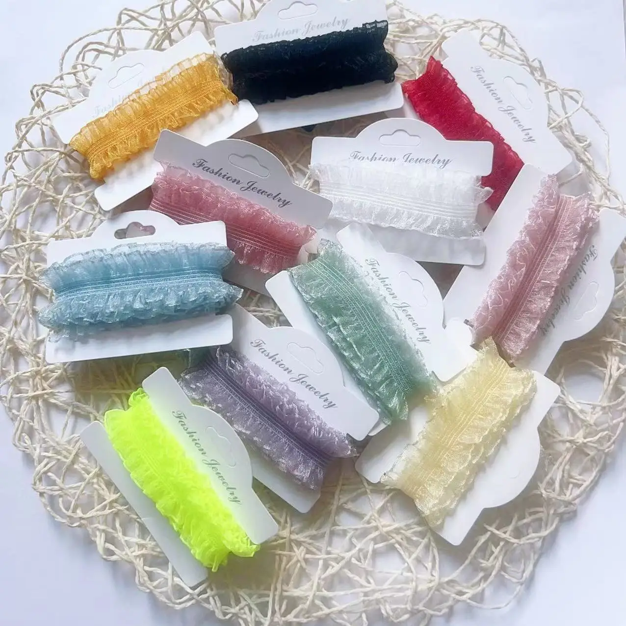 Elastic Snow Yarn Fungus Lace, Width 3cm Headband Ins Wind Lace DIY Clothing Accessories DIY Apparel Sewing Supplies
Elastic Snow Yarn Fungus Lace, Width 3cm Headband Ins Wind Lace DIY Clothing Accessories DIY Apparel Sewing Supplies