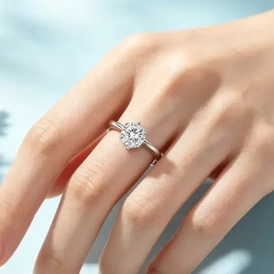 VENTFILLE Diamond 0.3/1/2CT D Color Moissanite Ring for Women 925 Silver Engagement Wedding Band Jewelry Certified Wholesale
VENTFILLE Diamond 0.3/1/2CT D Color Moissanite Ring for Women 925 Silver Engagement Wedding Band Jewelry Certified Wholesale