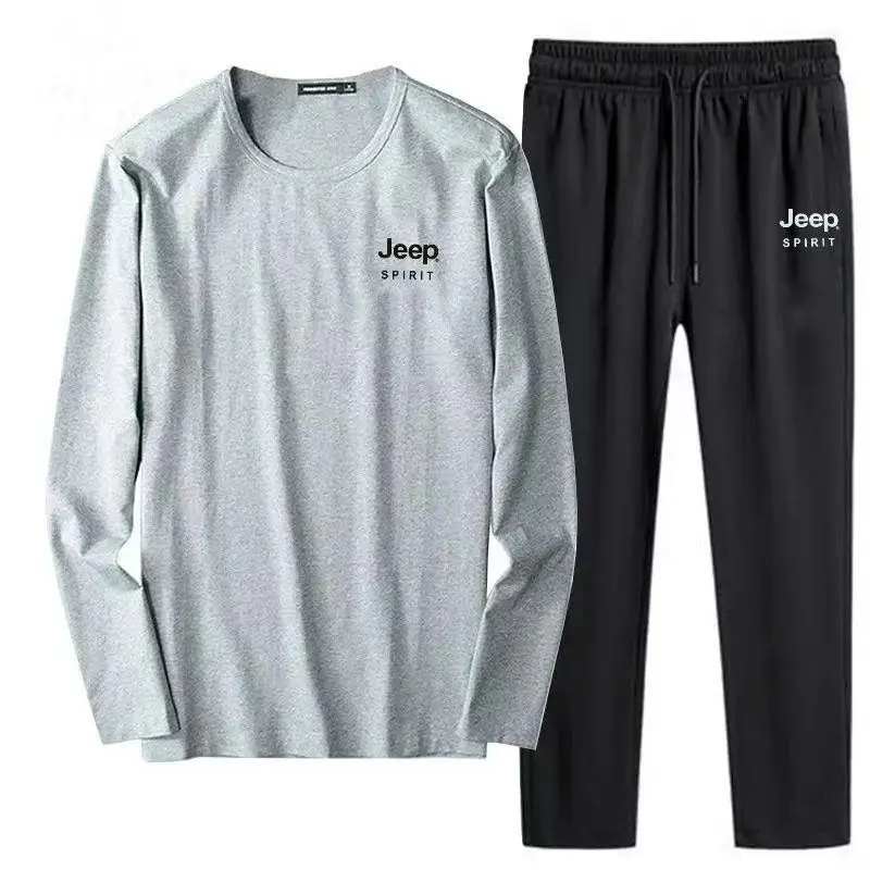 JEEP 2026 High-end Men's Set for Spring and Summer, large-sized long-sleeved and long pants two-piece sporty and casual men's we
JEEP 2026 High-end Men's Set for Spring and Summer, large-sized long-sleeved and long pants two-piece sporty and casual men's we