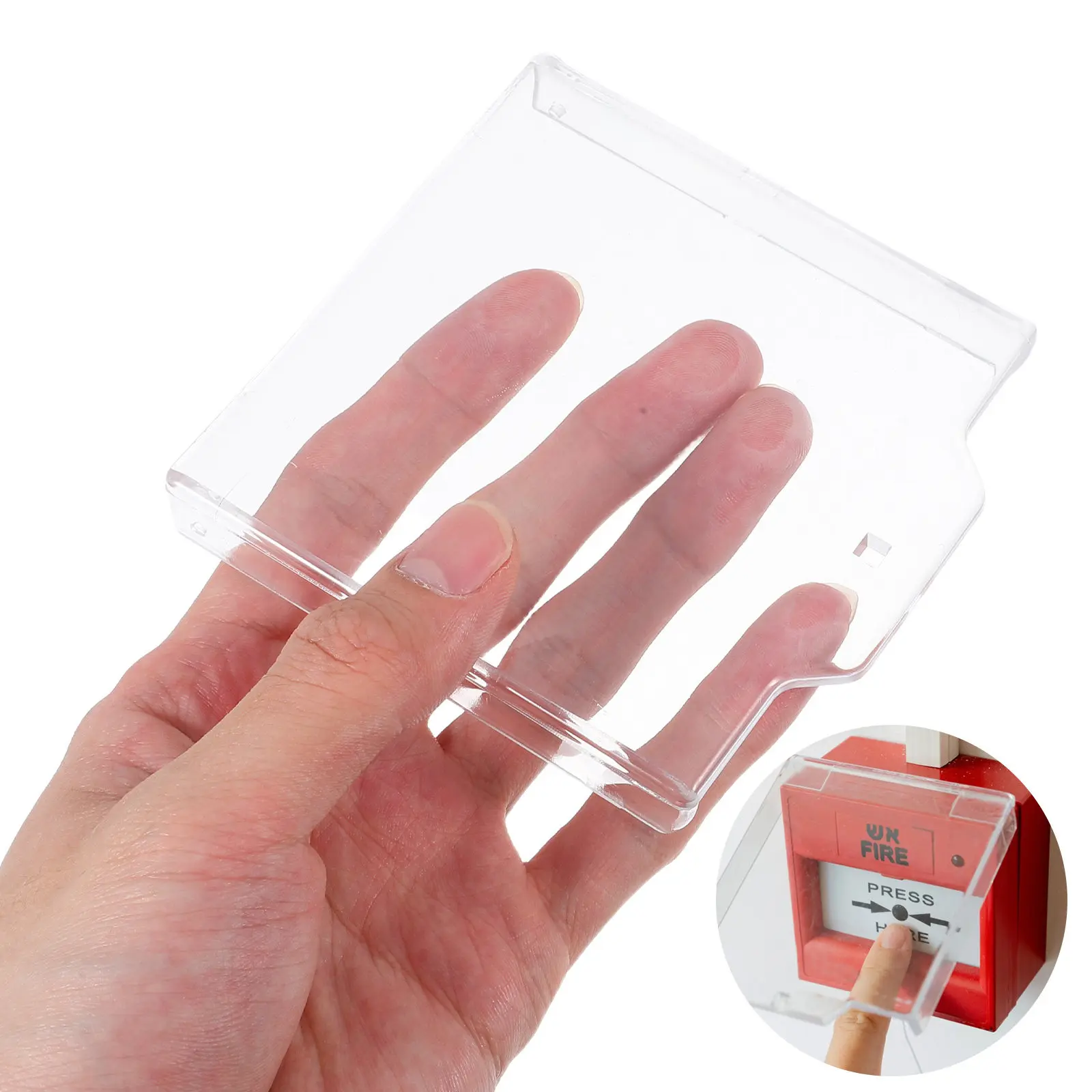 4Pcs Transparent Plastic Fire Safety Switch Protection for Manual Call Points Emergency Stop Buttons Easy Install
4Pcs Transparent Plastic Fire Safety Switch Protection for Manual Call Points Emergency Stop Buttons Easy Install