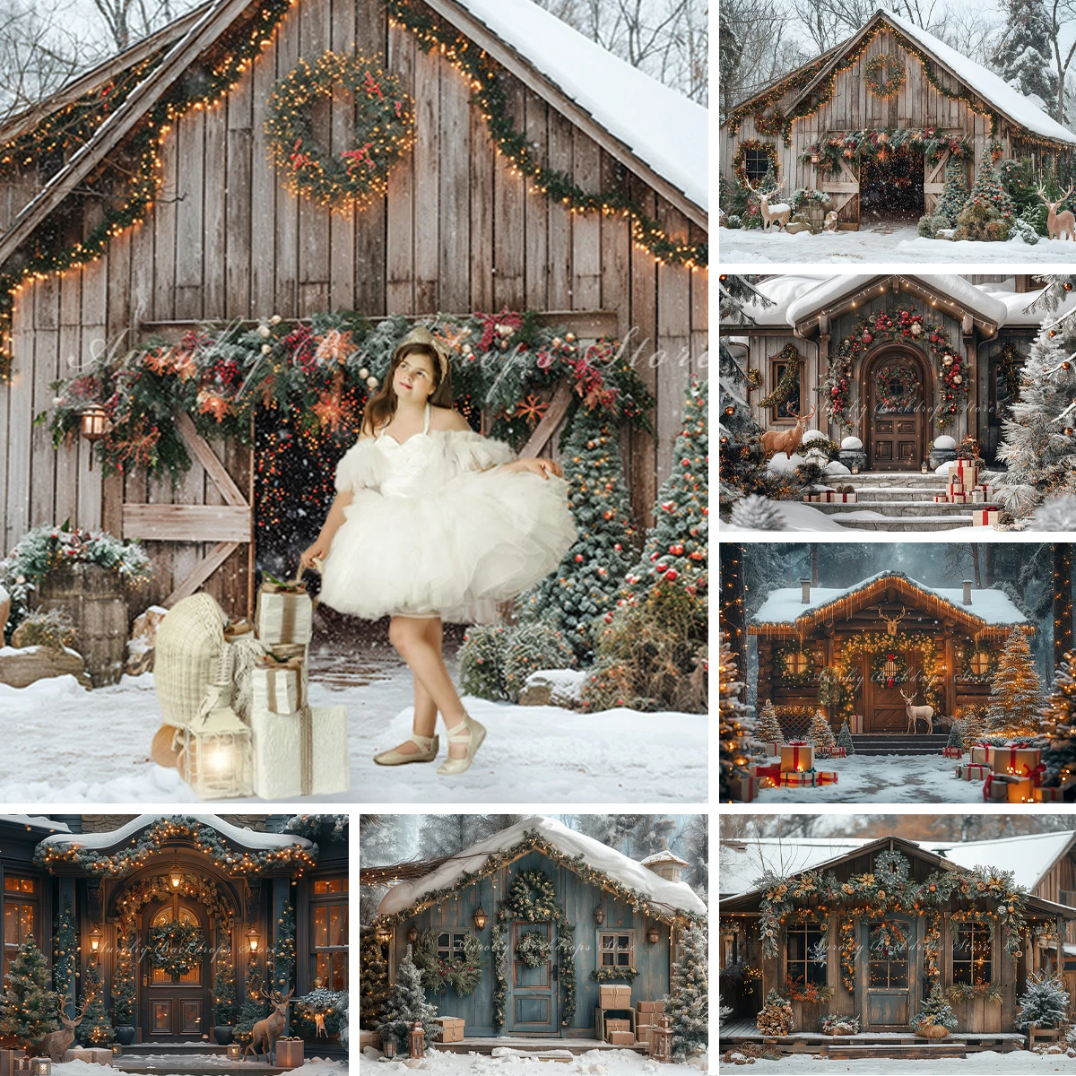 Christmas White Snow Forest Backgrounds Kids Adult Photography Props Child Baby Xmas Log Cabin Decors Photo Studio Backdrops
Christmas White Snow Forest Backgrounds Kids Adult Photography Props Child Baby Xmas Log Cabin Decors Photo Studio Backdrops
