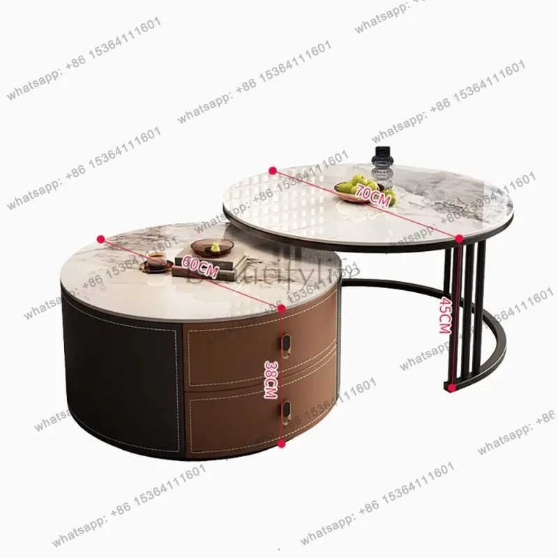 Nordic Round Coffee Tables Luxury Design Aesthetic Minimalist Coffee Tables Modern Unique Stolik Kawowy Living Room Furniture
Nordic Round Coffee Tables Luxury Design Aesthetic Minimalist Coffee Tables Modern Unique Stolik Kawowy Living Room Furniture