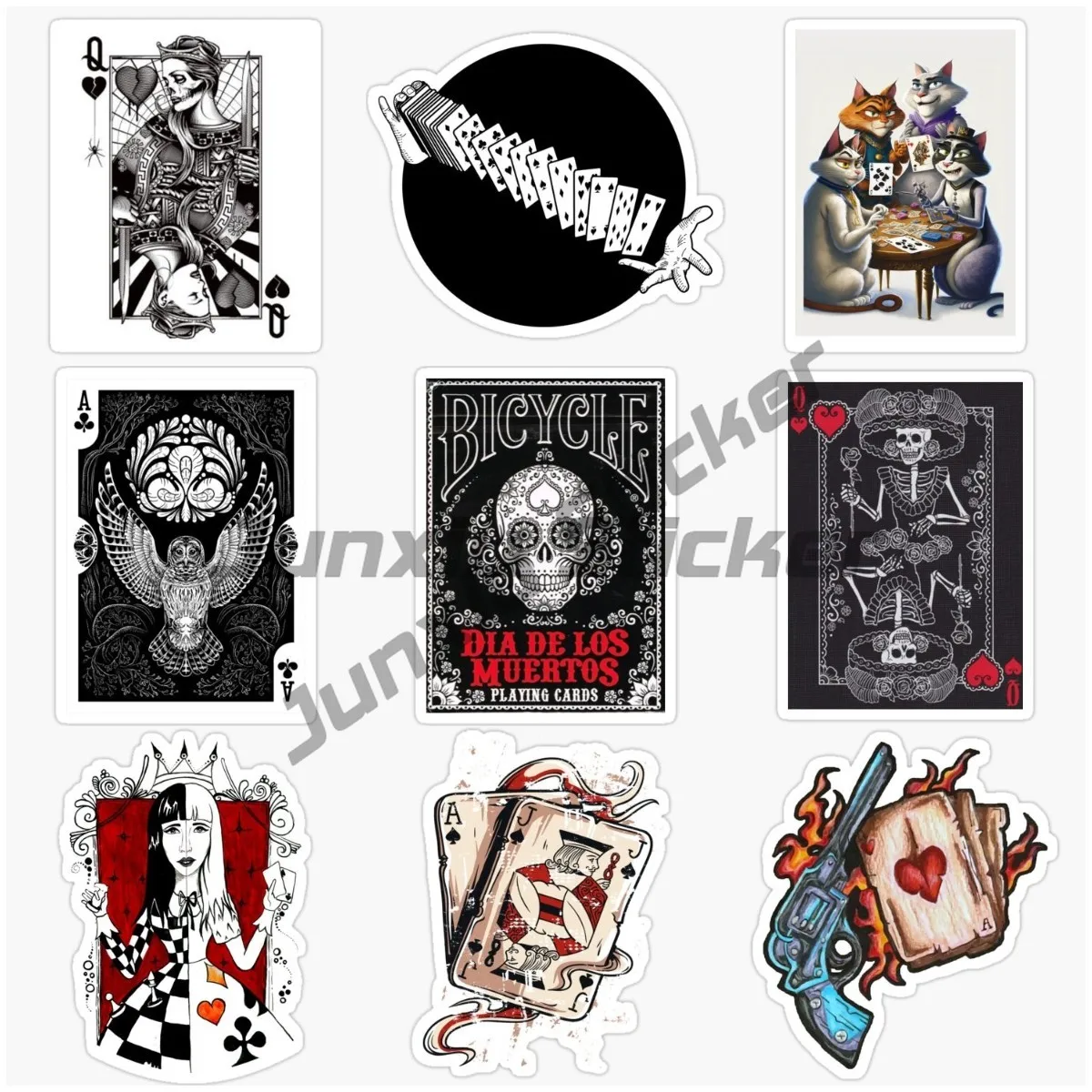 Poker PLAYING CARDS Sticker Vinyl Funny Car Stickers Accessoires Windshield Refrigerator Funny Decor Decals
Poker PLAYING CARDS Sticker Vinyl Funny Car Stickers Accessoires Windshield Refrigerator Funny Decor Decals