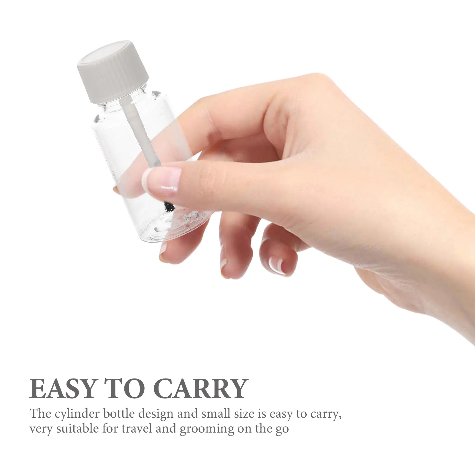 8pcs Empty Polish Bottles With Brush Small Refillable Essential Oil Containers Portable Transparent Plastic Applicator Bottle
8pcs Empty Polish Bottles With Brush Small Refillable Essential Oil Containers Portable Transparent Plastic Applicator Bottle