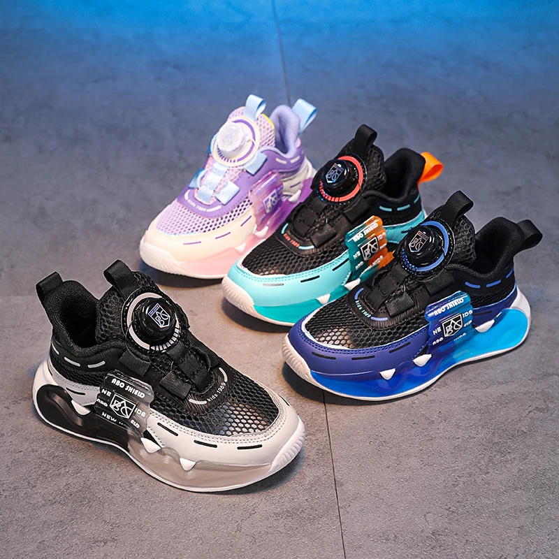 Новая летняя дышащая детская спортивная повседневная обувь с вращающейся пряжкой
Новая летняя дышащая детская спортивная повседневная обувь с вращающейся пряжкой