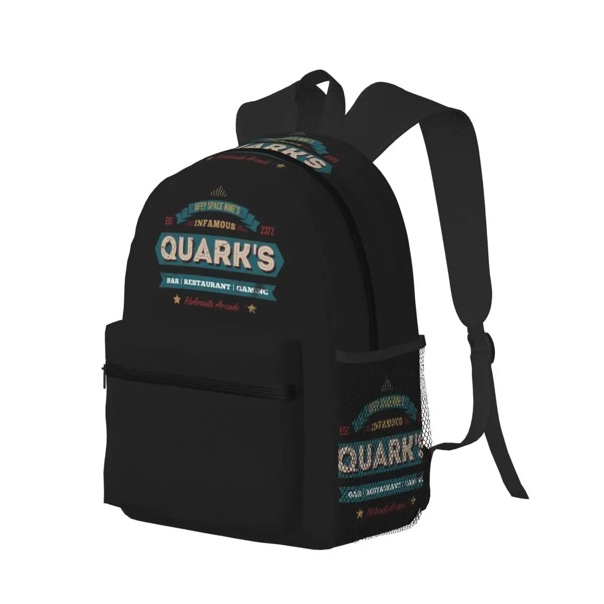 Deep Space 9 Quarks Bar Student Backpack School Bag Hiking Travel Daypack for Boys Girls Bookbag Shoulder Bags
Deep Space 9 Quarks Bar Student Backpack School Bag Hiking Travel Daypack for Boys Girls Bookbag Shoulder Bags