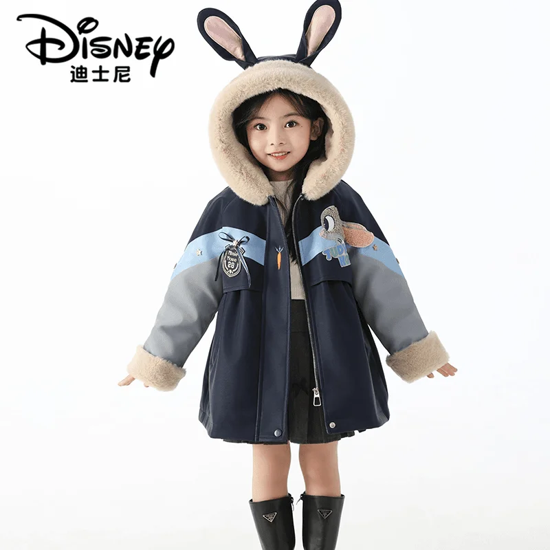 Куртка Disney Girls Pie Overcome, новинка 2024, осенне-зимняя одежда, флисовая утолщенная куртка с кроликом, полицейский, детский
Куртка Disney Girls Pie Overcome, новинка 2024, осенне-зимняя одежда, флисовая утолщенная куртка с кроликом, полицейский, детский