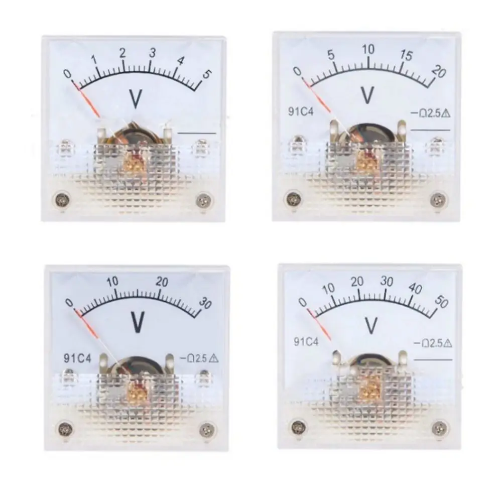 91L4 Voltage Meter Square DC 0-250V Pointer Type DC Voltmeter Portable Analog Volt Pointer Needle Analog Panel Voltage Gauge
91L4 Voltage Meter Square DC 0-250V Pointer Type DC Voltmeter Portable Analog Volt Pointer Needle Analog Panel Voltage Gauge