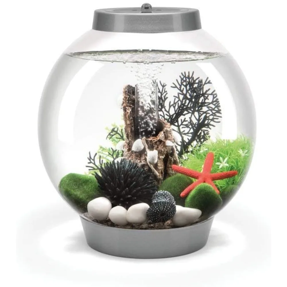 Remote Controlled Aquarium with Multi-Color LED Lights, Modern Compact Tank for Tabletop or Desktop Display, 4 Gallon Aquarium
Remote Controlled Aquarium with Multi-Color LED Lights, Modern Compact Tank for Tabletop or Desktop Display, 4 Gallon Aquarium