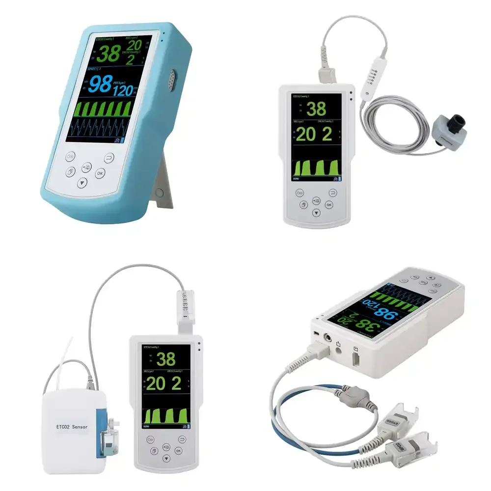 LCD Screen Hand-Held Multi CO2 SPO2 N2O ETCO2 Medical Portable Clinic Analyzers
LCD Screen Hand-Held Multi CO2 SPO2 N2O ETCO2 Medical Portable Clinic Analyzers