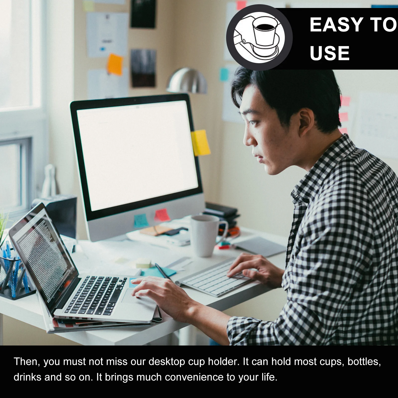 Cup Holder Clip Desk Side Organizer Easy Install No Drill Home Office Car Use 1Pcs Cup Holder Clip Table Bottle Stand
Cup Holder Clip Desk Side Organizer Easy Install No Drill Home Office Car Use 1Pcs Cup Holder Clip Table Bottle Stand