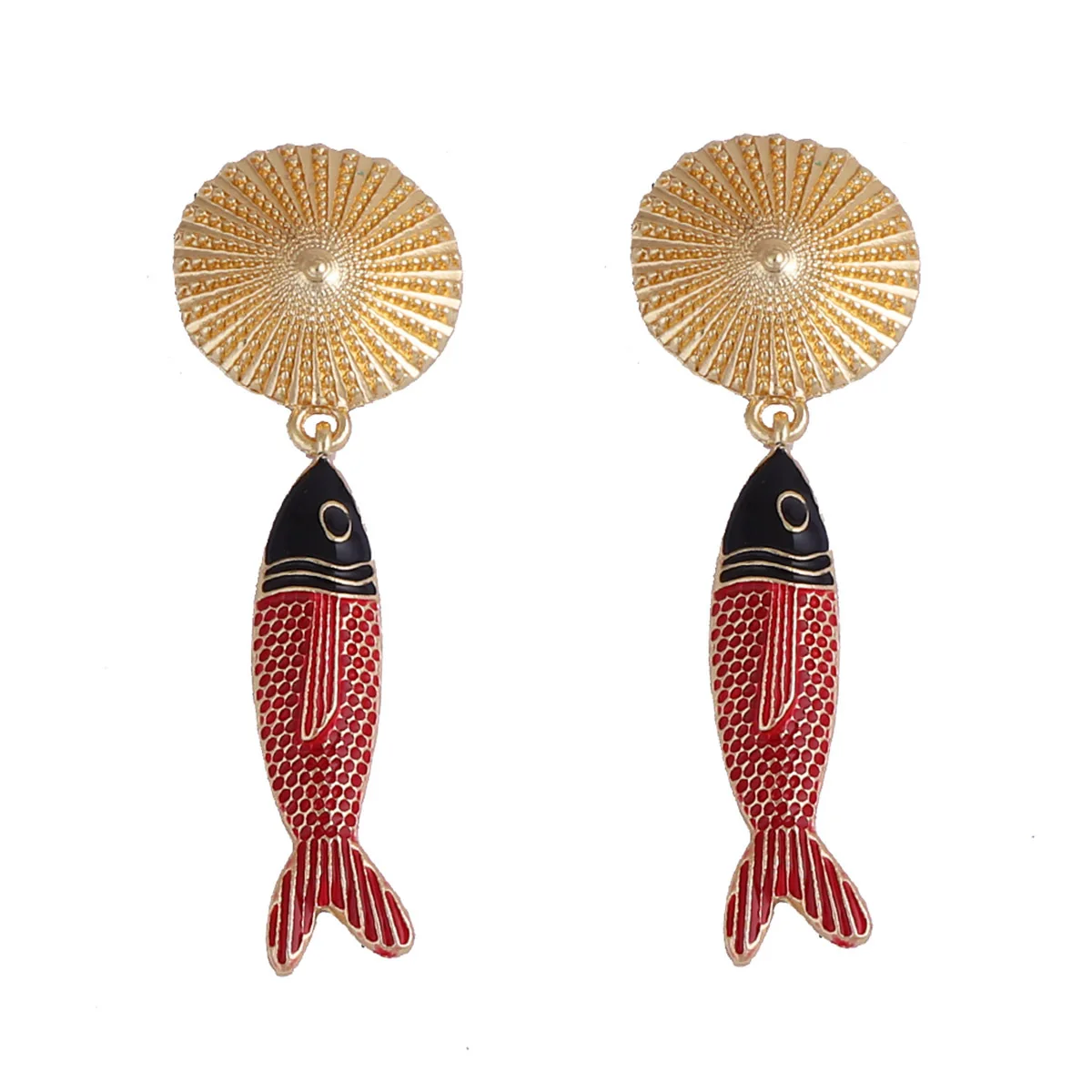 ZAA Trend Summer Boho Women Jewelry Luxury Enameled Fish Dangle Earrings Fashion Holiday Party Accessories
ZAA Trend Summer Boho Women Jewelry Luxury Enameled Fish Dangle Earrings Fashion Holiday Party Accessories