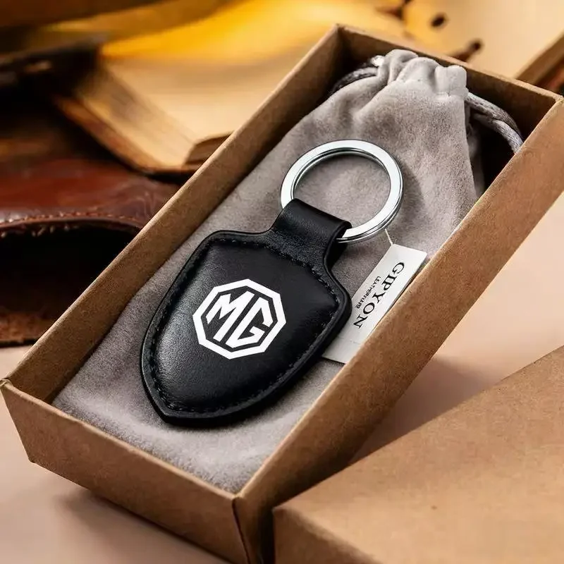 Genuine Leather Keychain Pendant For MG ZS MG4 EV MG5 MG HS MG3 MG6 Car Key Ring Holder Logo Key Chain Accessories
Genuine Leather Keychain Pendant For MG ZS MG4 EV MG5 MG HS MG3 MG6 Car Key Ring Holder Logo Key Chain Accessories
