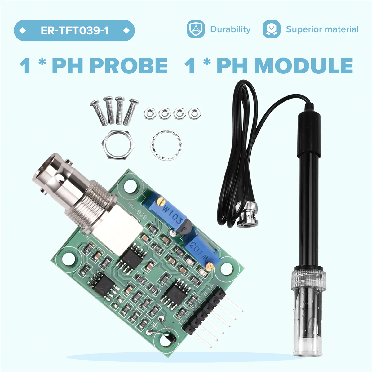 【2025{Electronics】{PH Charging Free Electrode Probe PH Value Test PH Sensor Monitoring Module PH0-14
【2025{Electronics】{PH Charging Free Electrode Probe PH Value Test PH Sensor Monitoring Module PH0-14