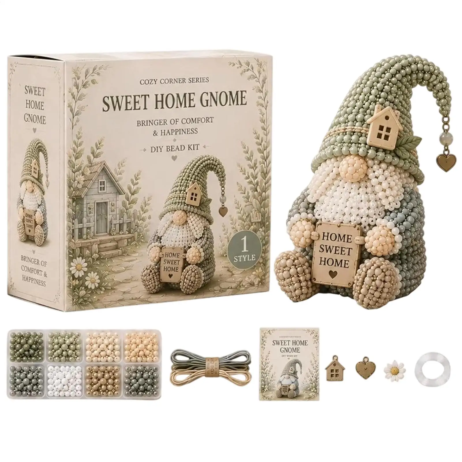 Beading Kits Cute Gnome Making With Instruction 3D Beading Kit Complete Materials For DIY Crafts Home Decor Girls Teens Adults
Beading Kits Cute Gnome Making With Instruction 3D Beading Kit Complete Materials For DIY Crafts Home Decor Girls Teens Adults