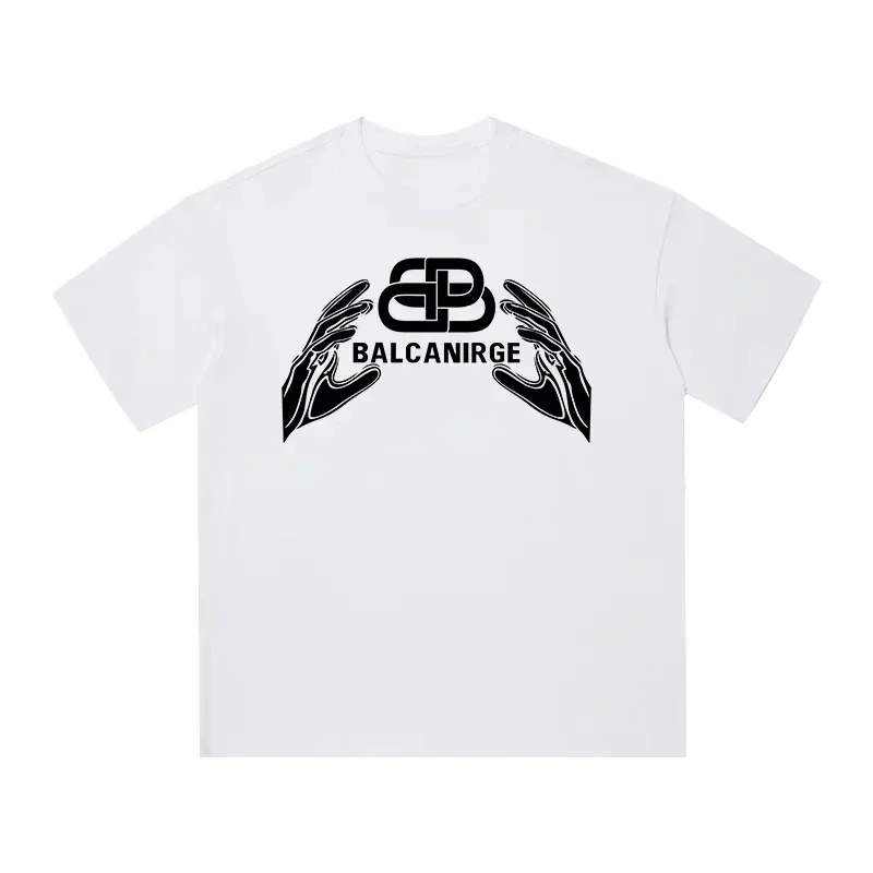 Balcanirge Official American Heavy Short Sleeve T-shirt Men and Women with The Same Couple Fashion Brand Pure Cotton Top Loose
Balcanirge Official American Heavy Short Sleeve T-shirt Men and Women with The Same Couple Fashion Brand Pure Cotton Top Loose