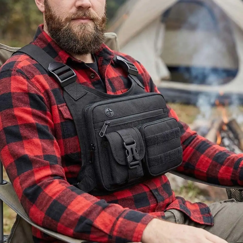 Adjustable Sports Vest Bag Water Resistant Lightweight Outdoor Chest Bag Multi-functional Oxford Cloth Running Vest Bag Hiking
Adjustable Sports Vest Bag Water Resistant Lightweight Outdoor Chest Bag Multi-functional Oxford Cloth Running Vest Bag Hiking