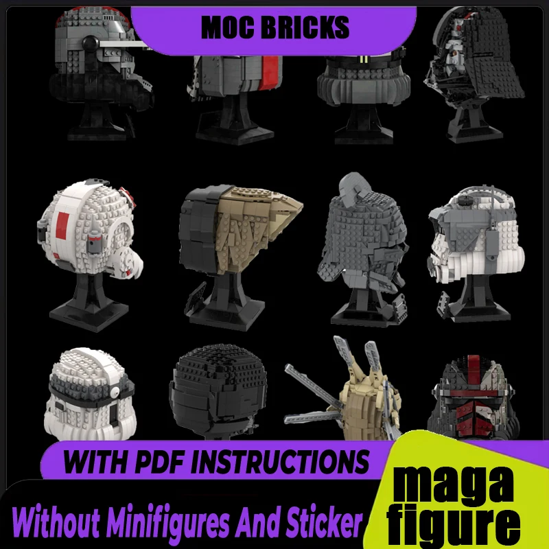 Star Movie Moc Building Bricks Megafigure Model Head Helmet Technology Blocks Classic Movie Scenes Toy DIY Set Assembly Gifts
Star Movie Moc Building Bricks Megafigure Model Head Helmet Technology Blocks Classic Movie Scenes Toy DIY Set Assembly Gifts