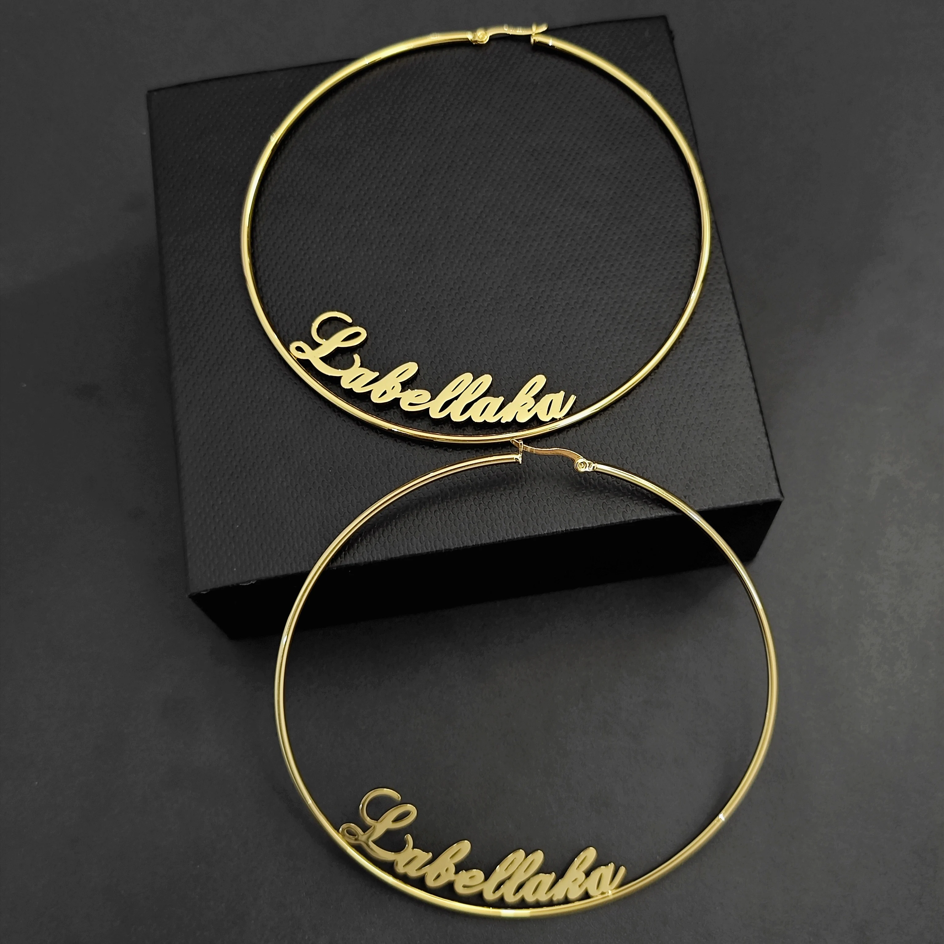 DOREMI Gift Jewelry Design Women Custom Name Cursive Letters Bottom Name Charm Earring Clip
DOREMI Gift Jewelry Design Women Custom Name Cursive Letters Bottom Name Charm Earring Clip