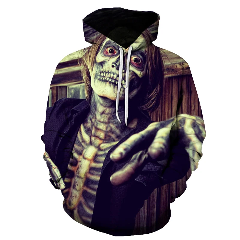 2021 Men Women 3d Hoodies Halloween Horror skeleton sweatshirt Clothing Unisex Hooded Coats Tops Streetwear Men clothing
2021 Men Women 3d Hoodies Halloween Horror skeleton sweatshirt Clothing Unisex Hooded Coats Tops Streetwear Men clothing