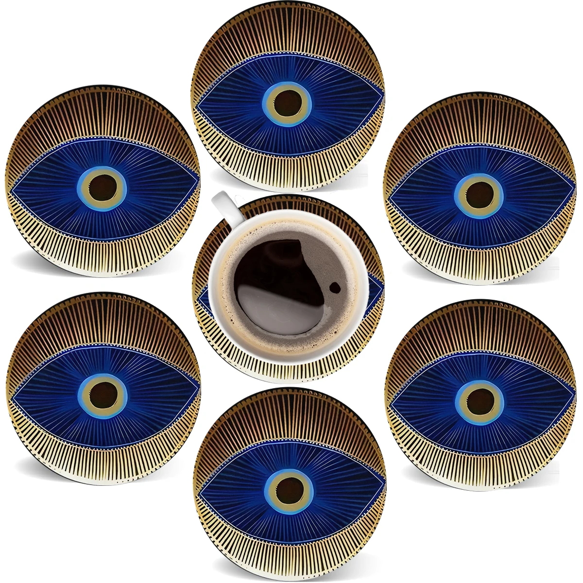 6Pcs 2D Flat Round Heat Resistant Wooden Mat Drink Cup Coasters Coffee Hot Drink Mug Table Placemat Car Kitchen Accessories
6Pcs 2D Flat Round Heat Resistant Wooden Mat Drink Cup Coasters Coffee Hot Drink Mug Table Placemat Car Kitchen Accessories