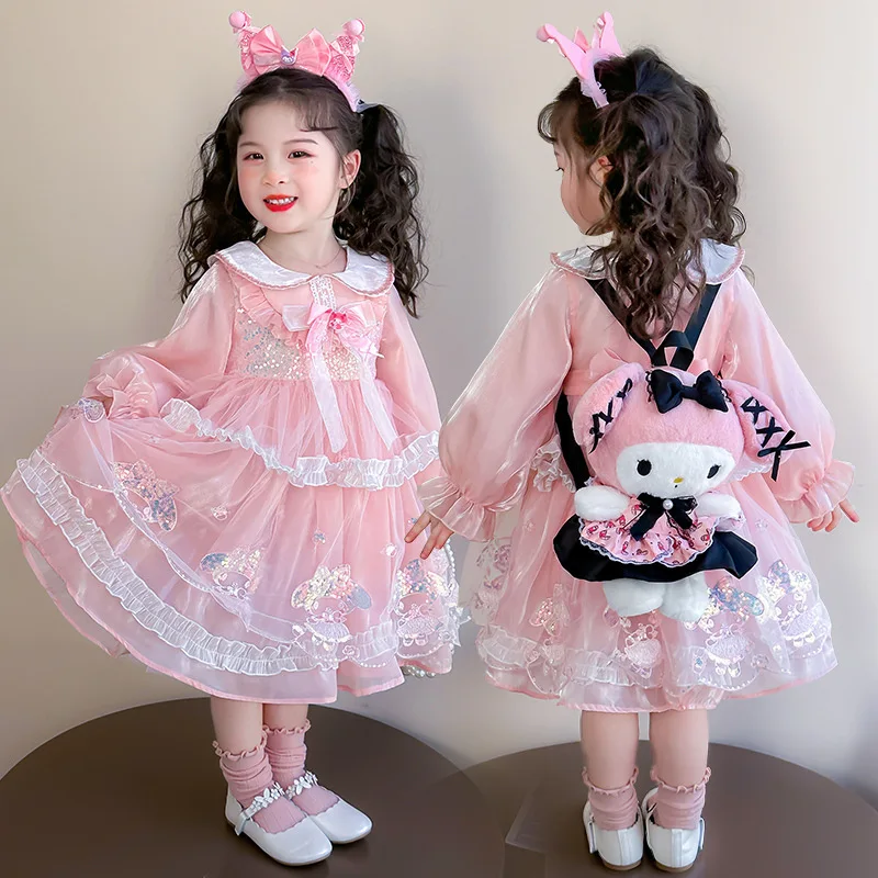My Melody Anime Kawaii MINISO Ins Fashion Baby Princess Long Sleeve Shirt Dress 2025 Cute Cartoon Mesh Skirt Gifts for Kids
My Melody Anime Kawaii MINISO Ins Fashion Baby Princess Long Sleeve Shirt Dress 2025 Cute Cartoon Mesh Skirt Gifts for Kids