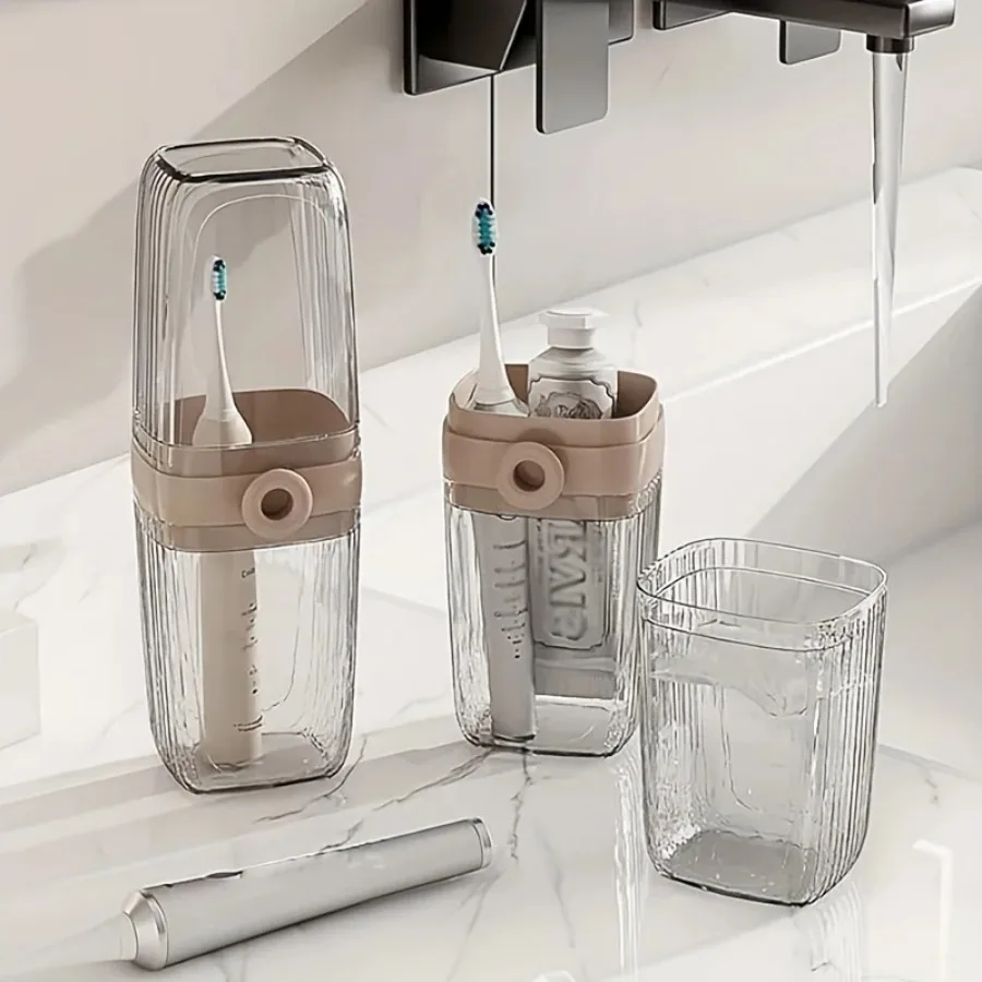 1 set of portable travel soap boxes and toothbrush holders - essential accessories for camping, gym, and bathrooms JJ0180
1 set of portable travel soap boxes and toothbrush holders - essential accessories for camping, gym, and bathrooms JJ0180