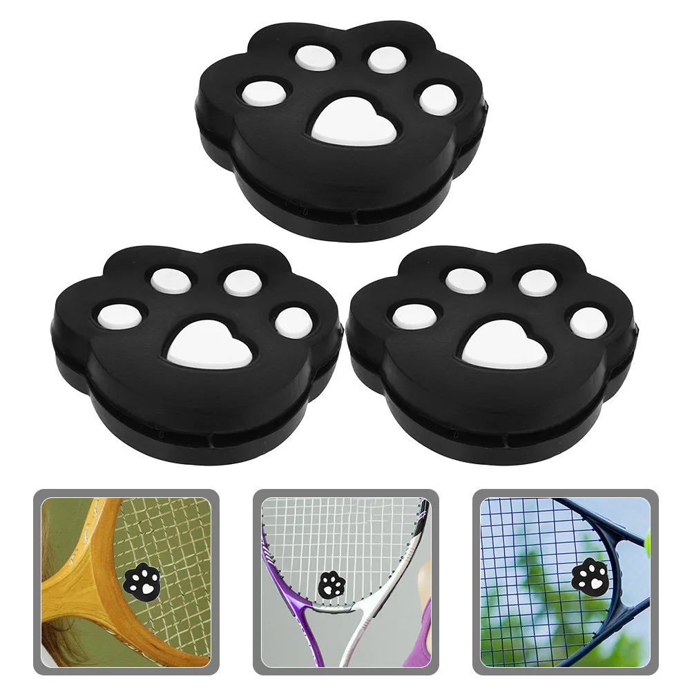 3Pcs Tennis Racket Shock Absorber Paw Shape Silicone Vibration Dampener Small Lightweight Tennis Dampener Racket Dampening
3Pcs Tennis Racket Shock Absorber Paw Shape Silicone Vibration Dampener Small Lightweight Tennis Dampener Racket Dampening
