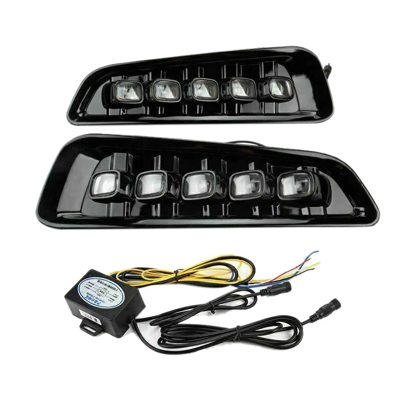 for Ford F-150 Raptor / Ranger Raptor 2017-2019 Front Bumper Bezels L+R LED DRL with Turn Signal Fog Light Lamp
for Ford F-150 Raptor / Ranger Raptor 2017-2019 Front Bumper Bezels L+R LED DRL with Turn Signal Fog Light Lamp