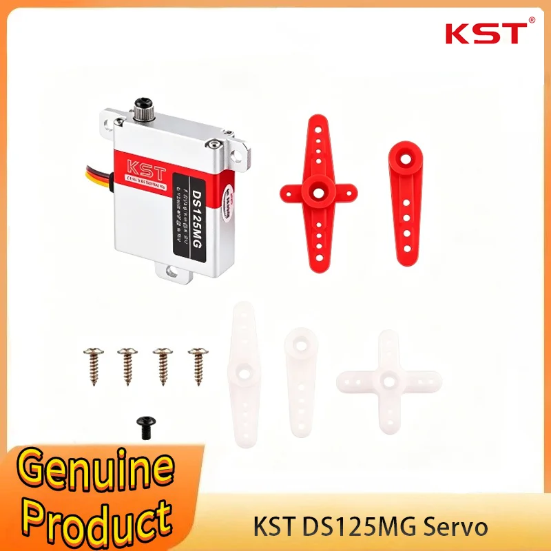 KST DS125MG 7KG 6V High Torque Metal Gear Digital Servo for Fixed-wing FPV Drone UAV Helicopter Airplane RC Models
KST DS125MG 7KG 6V High Torque Metal Gear Digital Servo for Fixed-wing FPV Drone UAV Helicopter Airplane RC Models