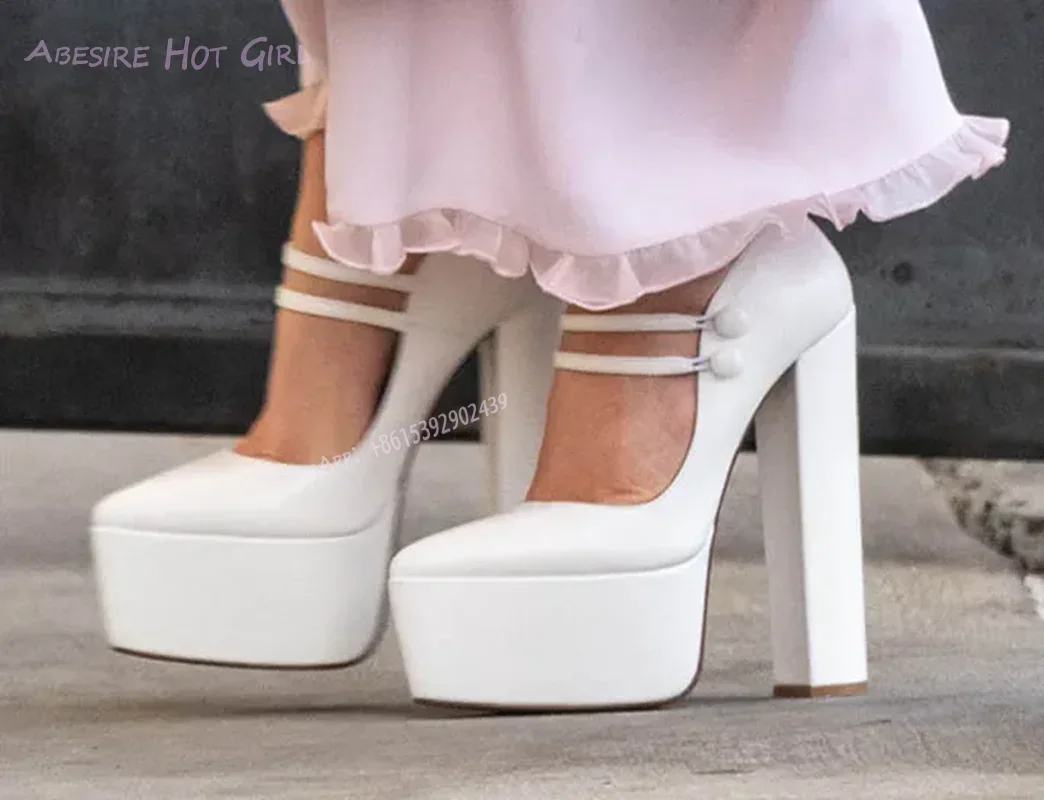 Pointed Toe Platform White Leather Sandals Women Dark Brown Chunky Heel Casual Black Elegant Pump Summer Pink Buckle Hollow Shoe
Pointed Toe Platform White Leather Sandals Women Dark Brown Chunky Heel Casual Black Elegant Pump Summer Pink Buckle Hollow Shoe