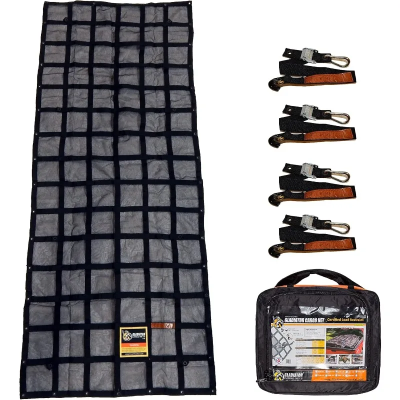Gladiator Cargo Nets - Heavy Duty Cargo Net - Utility Beds and Trailers - (GUT-100) 4' x 10'
Gladiator Cargo Nets - Heavy Duty Cargo Net - Utility Beds and Trailers - (GUT-100) 4' x 10'