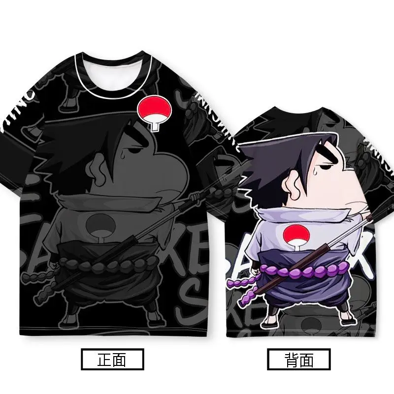 Naruto X Crayon Shin-chan No.1 Collaborative Short Sleeve Men's Thin Summer Round Neck Casual Cartoon Sasuke
Naruto X Crayon Shin-chan No.1 Collaborative Short Sleeve Men's Thin Summer Round Neck Casual Cartoon Sasuke