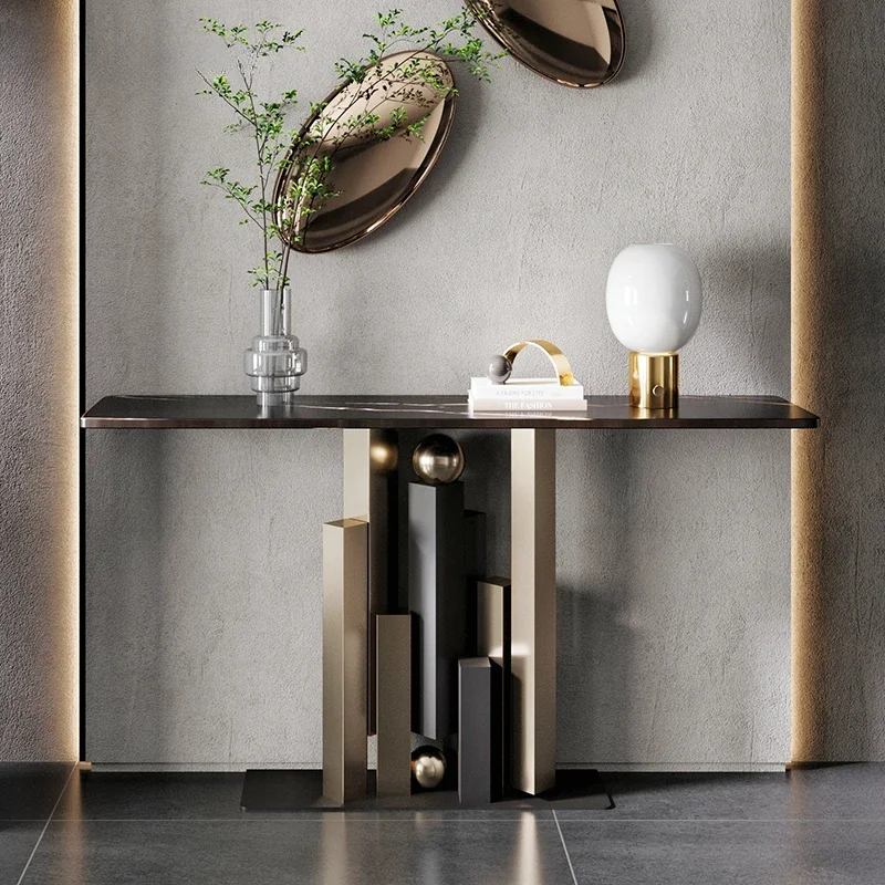 Modern Simple Console Table for Office Small Design High-end Table Light Luxury Characteristic Household Tables for Living Room
Modern Simple Console Table for Office Small Design High-end Table Light Luxury Characteristic Household Tables for Living Room