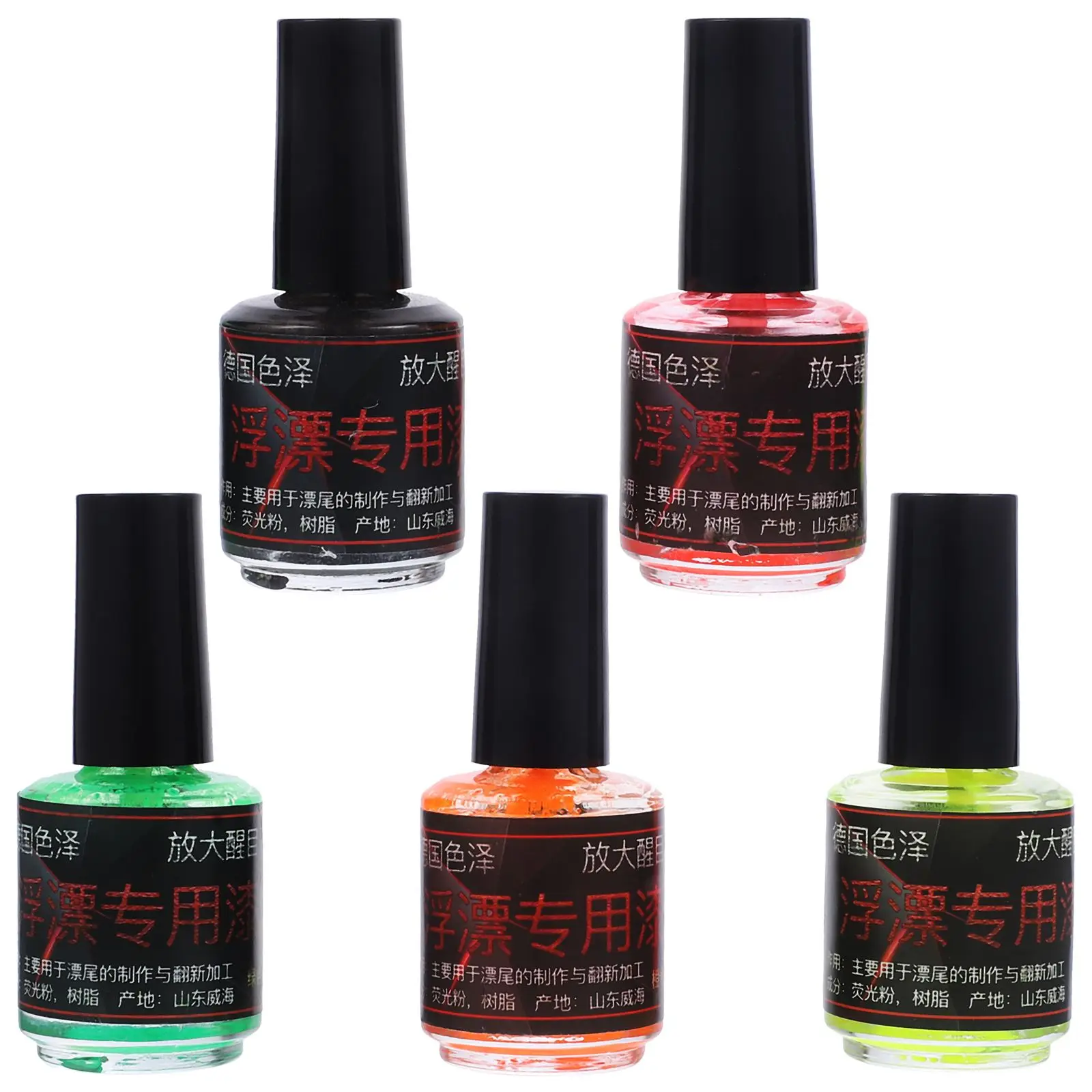 5pcs Waterproof Float Paints Fishing Tools Fluorescent Black Green Red Yellow Orange Lightweight Portable Storage Carry Out Safe
5pcs Waterproof Float Paints Fishing Tools Fluorescent Black Green Red Yellow Orange Lightweight Portable Storage Carry Out Safe