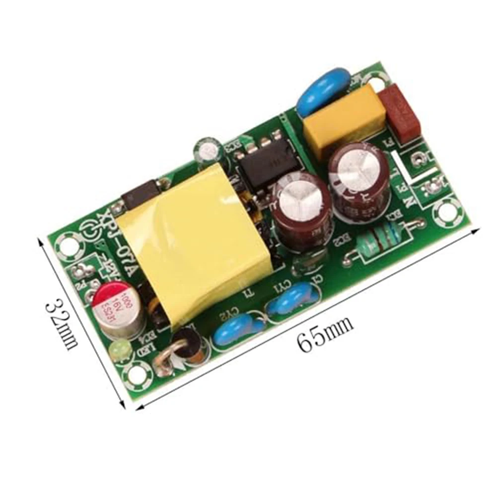 Модуль питания переменного и постоянного тока от 220 В до 12 В, компактный дизайн, 64,52*32,26*20,38 мм, эффективное рассеивание тепла для домашнего использования
Модуль питания переменного и постоянного тока от 220 В до 12 В, компактный дизайн, 64,52*32,26*20,38 мм, эффективное рассеивание тепла для домашнего использования