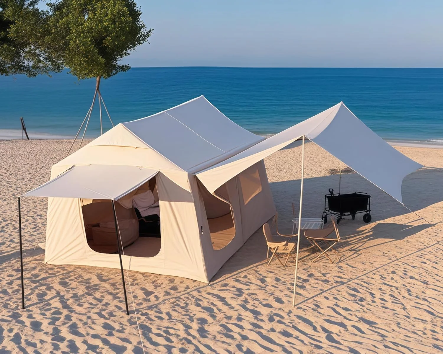 Inflatable Tent for Camping, 10 Person Air Tent, Waterproof Windproof Inflatable House Tent, Easy Set-Up with Hand Pump 
Inflatable Tent for Camping, 10 Person Air Tent, Waterproof Windproof Inflatable House Tent, Easy Set-Up with Hand Pump