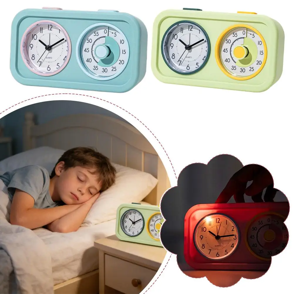4 Colors Visual Double Splicing Timer Silent Timed Alarm Clock New Year Gift Children's Self Discipline Homework Time Manager
4 Colors Visual Double Splicing Timer Silent Timed Alarm Clock New Year Gift Children's Self Discipline Homework Time Manager